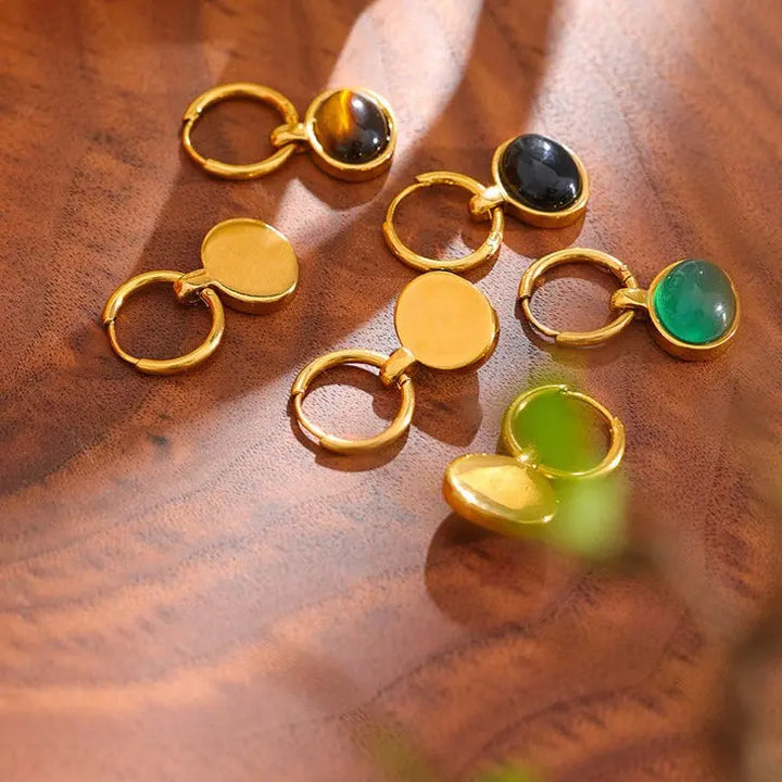 Tiger Eye Earrings for Protection & Confidence Yiwu Jinyou VIMI