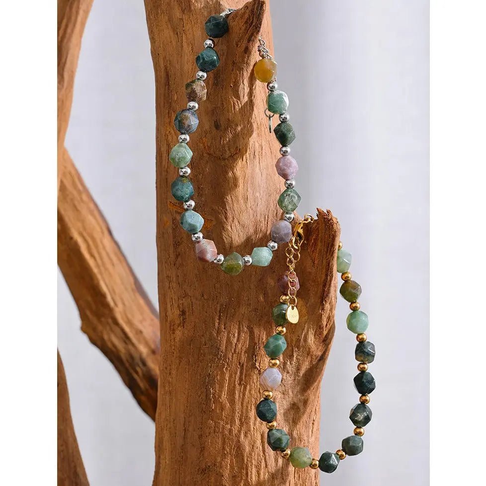 Agate (Hakik) Bracelet for Growth, Prosperity, Harmony Yiwu Jinyou VIMI