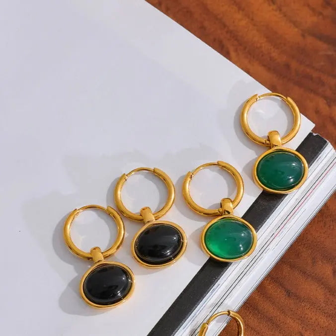 Black Obsidian Earrings for Growth & Protection Yiwu Jinyou VIMI