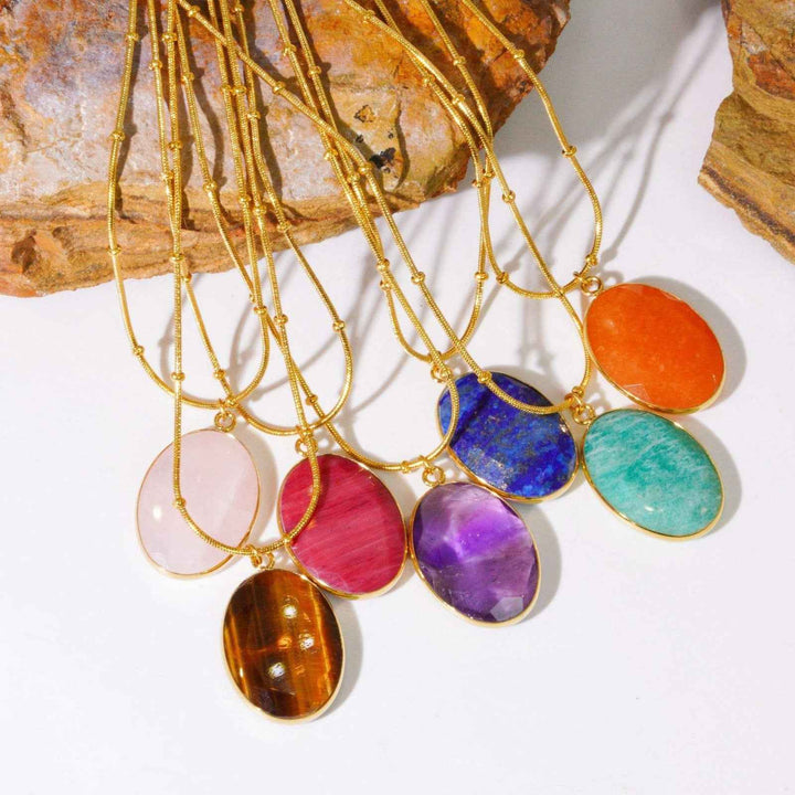 Amethyst Pendant Necklace for Healing & Growth
