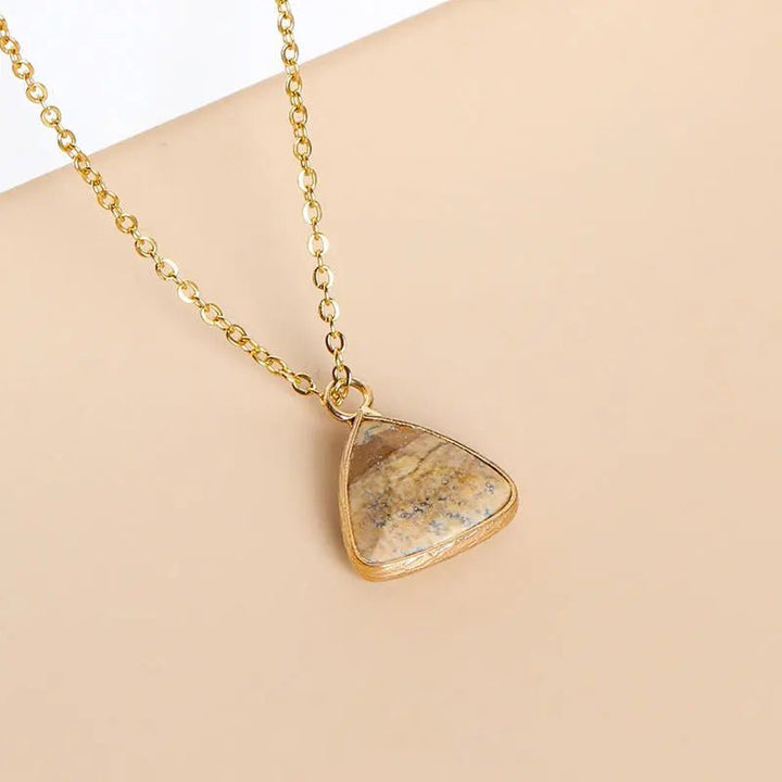 Picture Jasper Necklace for Stability Yiwu Shanmei Jane