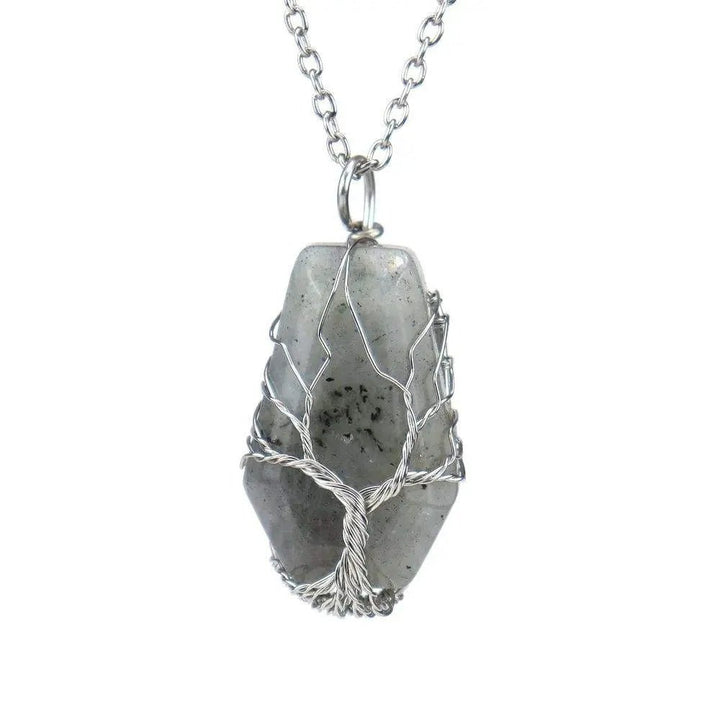 Labradorite Pendant Necklace for Transformation & Spiritual growth Yiwu Shanmei Jane