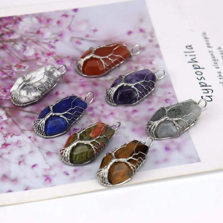 Labradorite Pendant Necklace for Transformation & Spiritual growth Yiwu Shanmei Jane