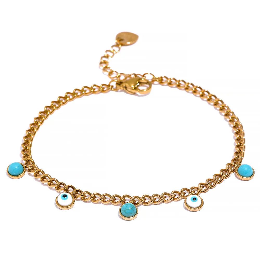 Turquoise with Evil Eye Nazar Bracelet for Protection & Spiritual Growth Yiwu Jinyou VIMI