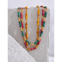 Red Emperor Stone Necklace for Strength & Protection Yiwu Jinyou VIMI