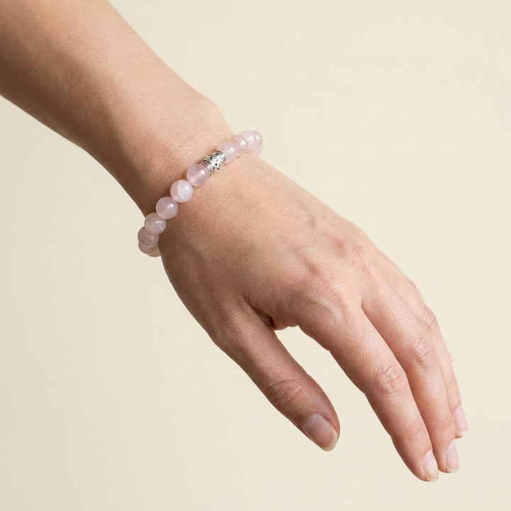 Rose Quartz Bracelet for Love & Emotional Balance - Scale