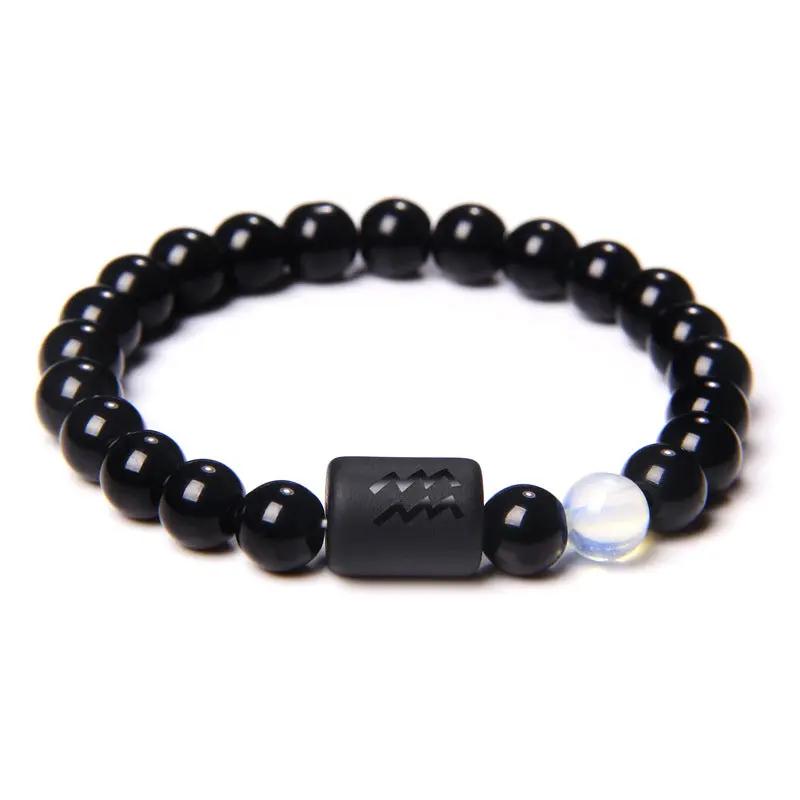 Zodiac Bracelet in Black Onyx  by Raw Spiritual
