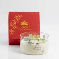 Aventurine Aromatherapy Crystal Candle for Abundance