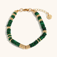 Malachite Bracelet for Transformation Yiwu Landy Jewelry Summer WU