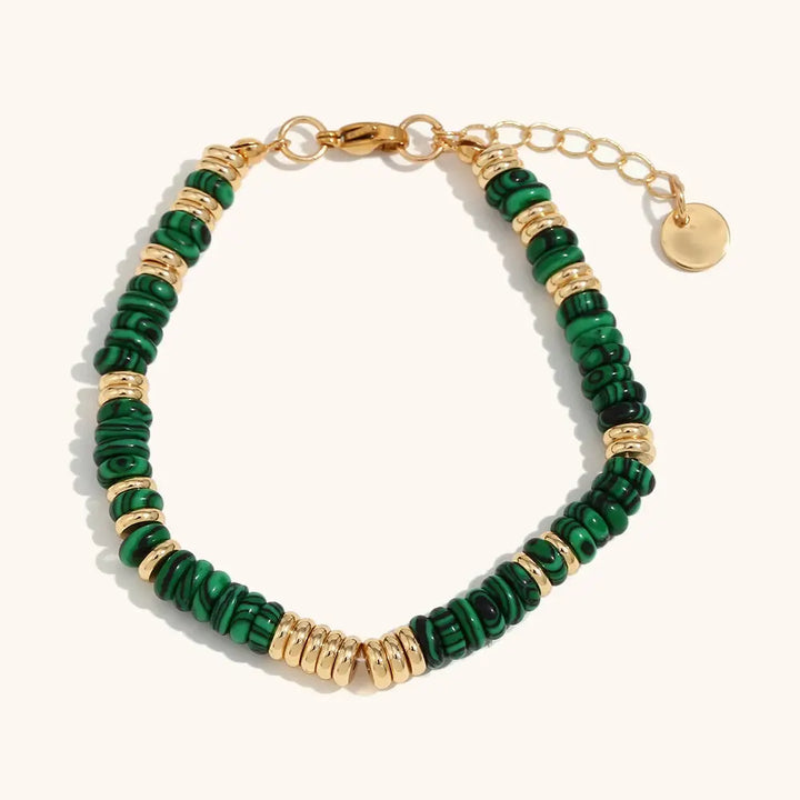 Malachite Bracelet for Transformation Yiwu Landy Jewelry Summer WU
