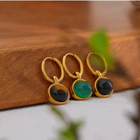 Black Obsidian Earrings for Growth & Protection Yiwu Jinyou VIMI