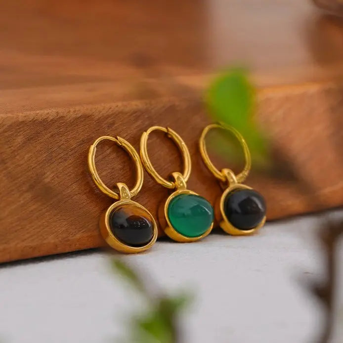 Tiger Eye Earrings for Protection & Confidence Yiwu Jinyou VIMI