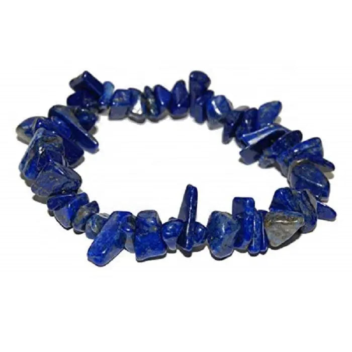 Lapis Lazuli Chip Bracelet for Wisdom & Communication Yiwu Shanmei Jane