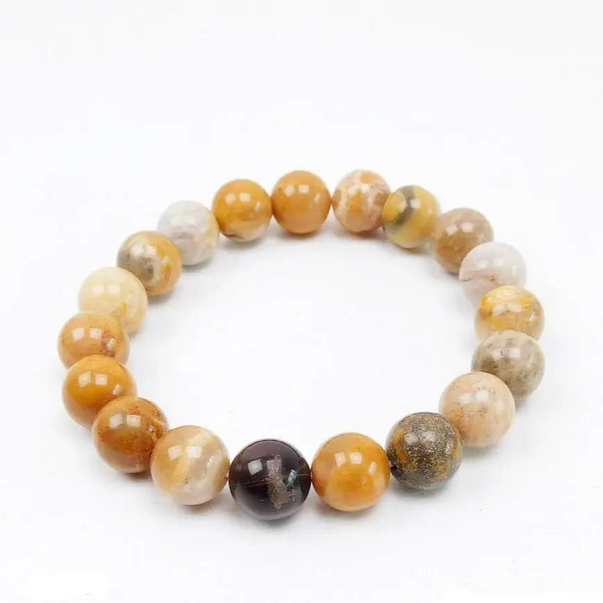 Coral Jade Bracelet for Positivity & Abundance Yiwu Shanmei Jane