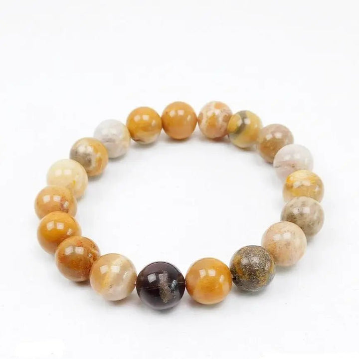 Coral Jade Bracelet for Positivity & Abundance Yiwu Shanmei Jane