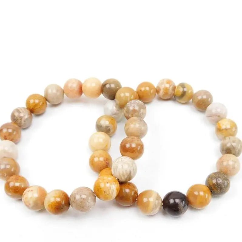 Coral Jade Bracelet for Positivity & Abundance Yiwu Shanmei Jane