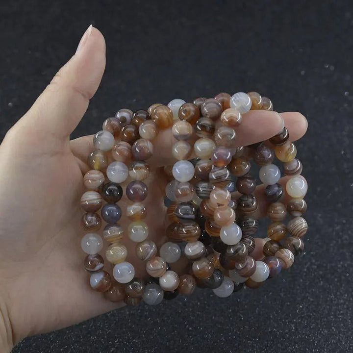 Persian Agate (Sulemani Aqeek) bracelet for Growth & Abundance Yiwu Shanmei Jane