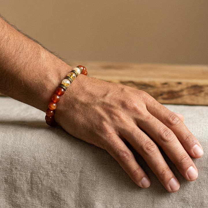 Red Carnelian & Citrine for Success, Passion and Motivation: Aries, Leo, Scorpio, Gemini - Lifestyle M
