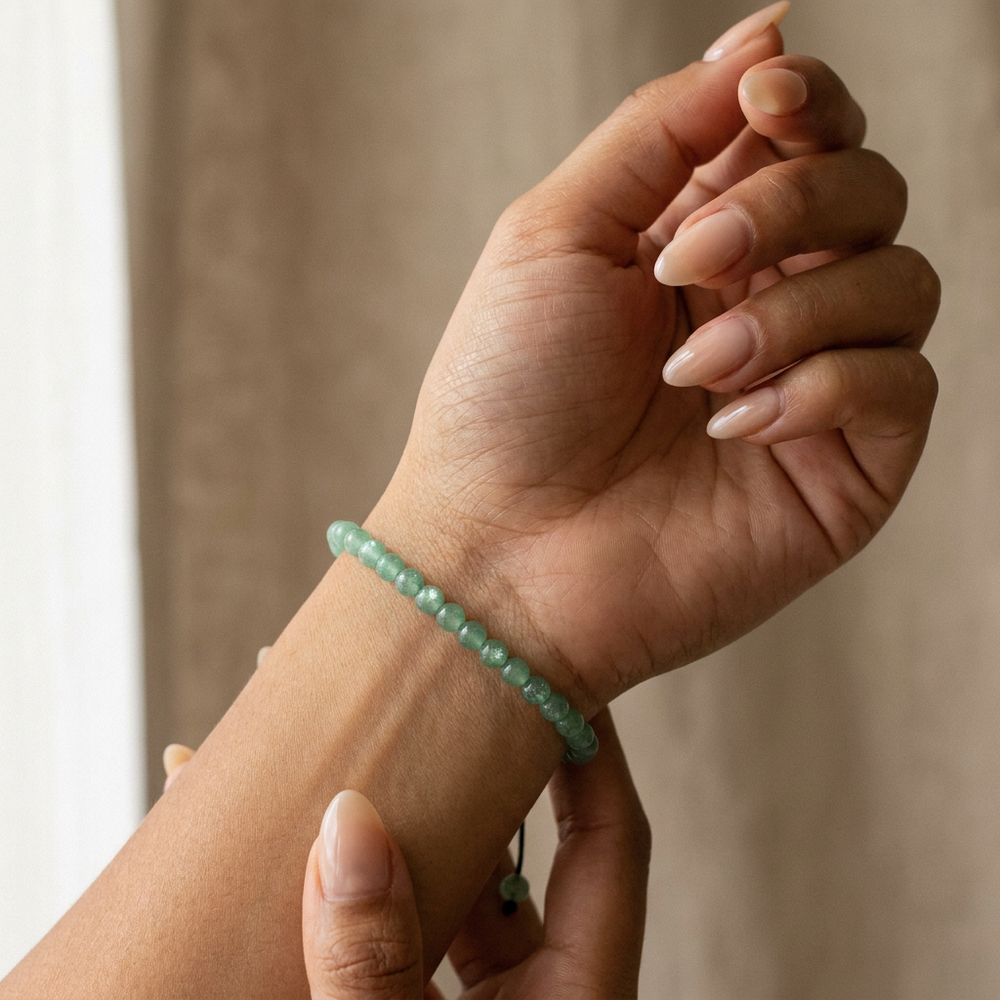 Aventurine Bracelet for Abundance & Luck - Lifestyle F