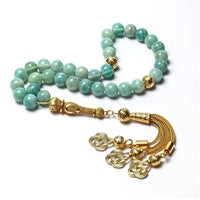 مسبحة أمازونيت 33 حبة