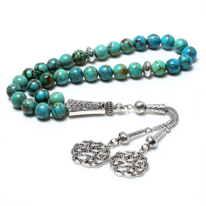 African Turquoise Misbaha - Raw Spiritual UAE