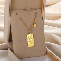 Zodiac Pendant in Stainless Steel 18K Gold Plated Yiwu Jinyou VIMI