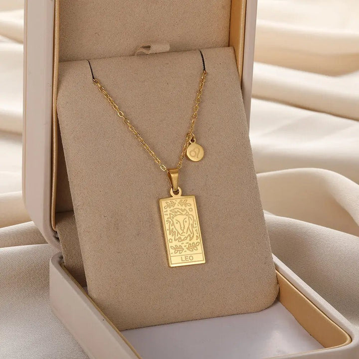 Zodiac Pendant in Stainless Steel 18K Gold Plated Yiwu Jinyou VIMI