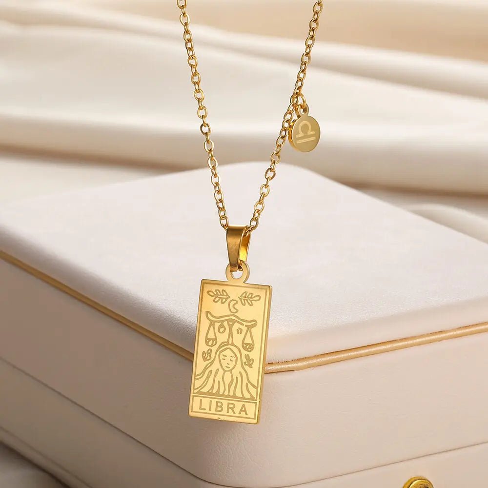 Zodiac Pendant in Stainless Steel 18K Gold Plated Yiwu Jinyou VIMI