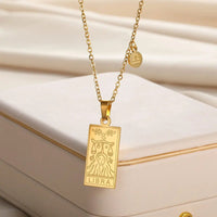Zodiac Pendant in Stainless Steel 18K Gold Plated Yiwu Jinyou VIMI