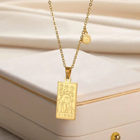 Zodiac Pendant in Stainless Steel 18K Gold Plated Yiwu Jinyou VIMI