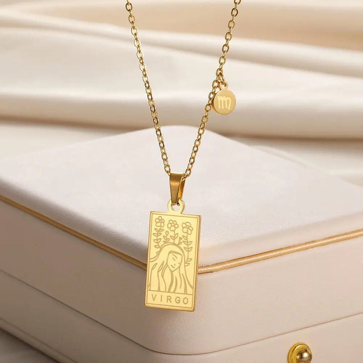 Zodiac Pendant in Stainless Steel 18K Gold Plated Yiwu Jinyou VIMI