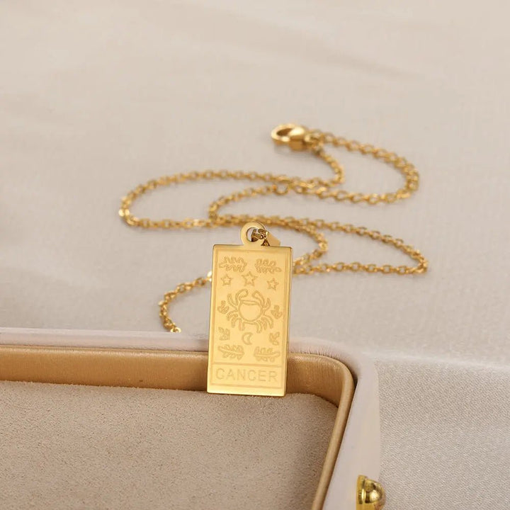 Zodiac Pendant in Stainless Steel 18K Gold Plated Yiwu Jinyou VIMI