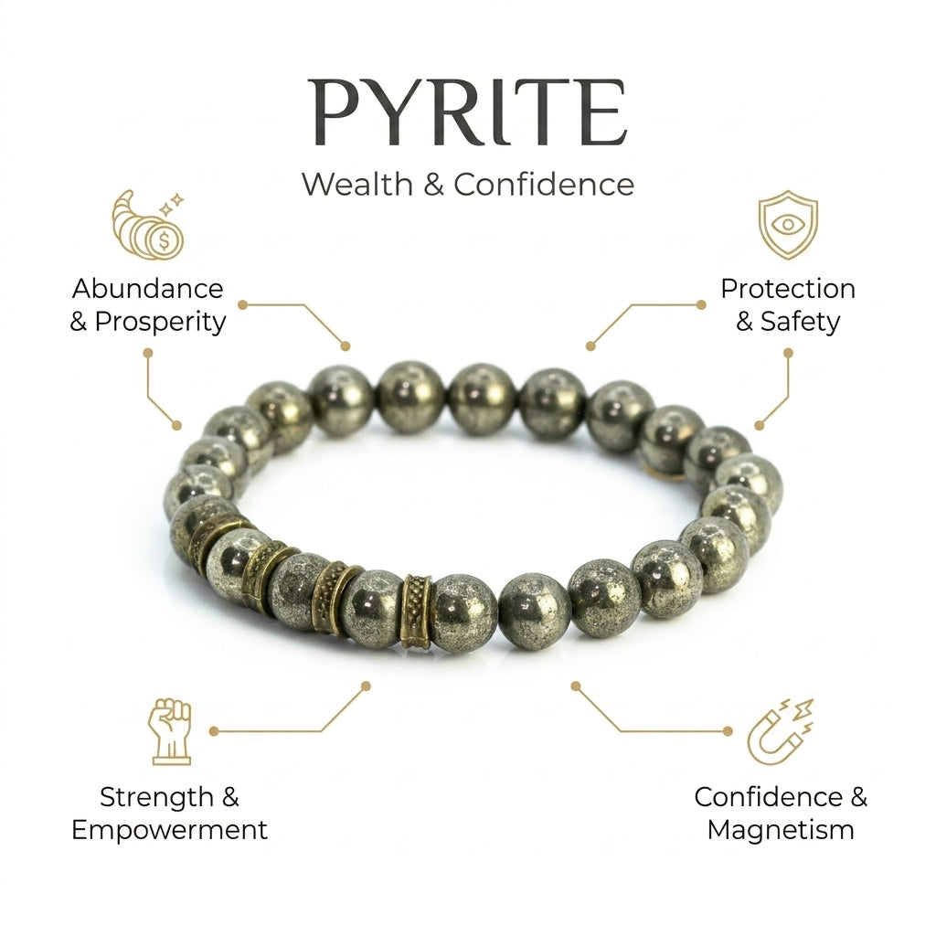 Pyrite Bracelet - Infographic