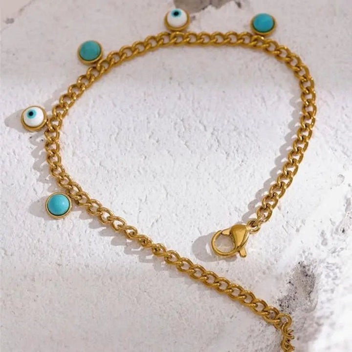 Turquoise with Evil Eye Nazar Bracelet for Protection & Spiritual Growth Yiwu Jinyou VIMI