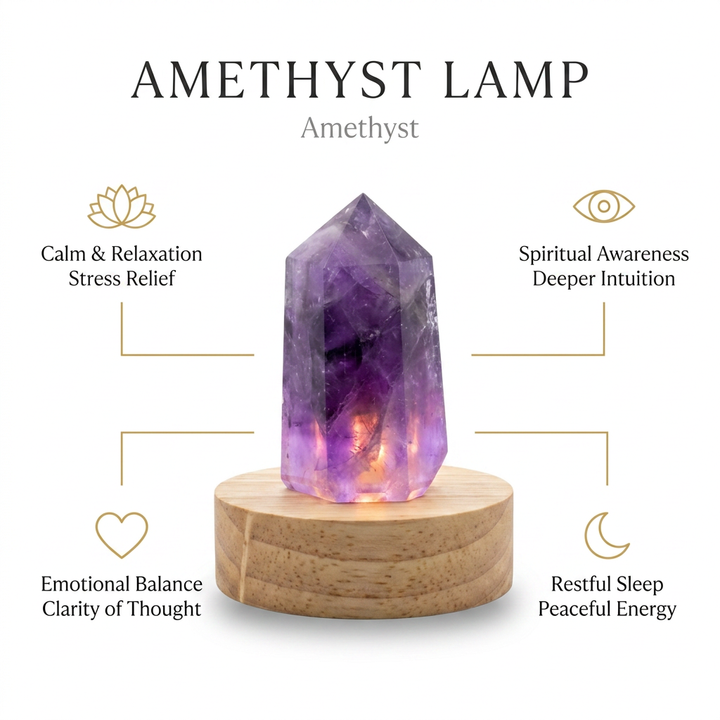 Amethyst Lamp - Infographic