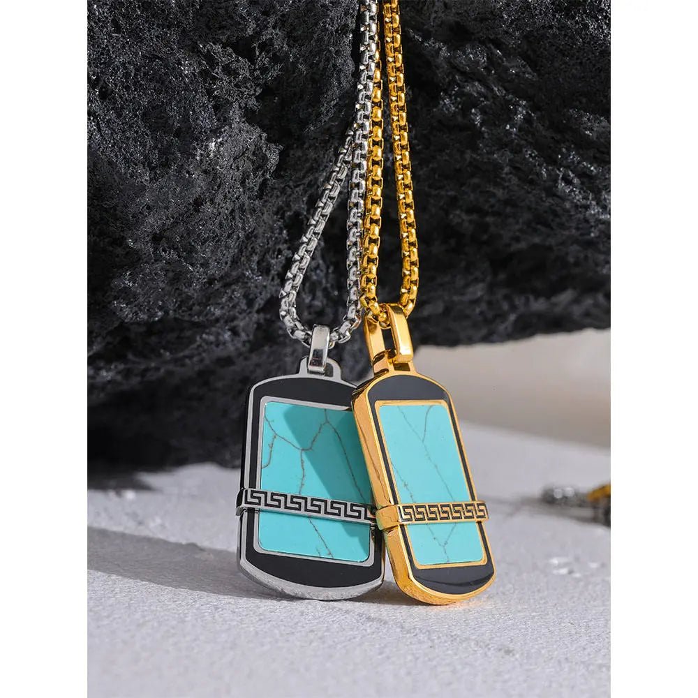 Turquoise Pendant Necklace for Healing & Spiritual Growth Yiwu Jinyou VIMI