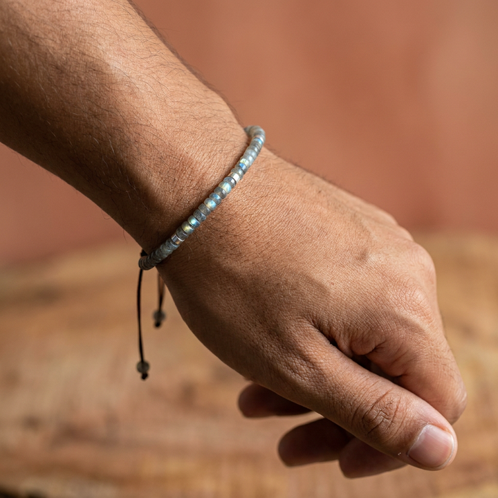 Labradorite Braided Bracelet for Transformation & Spiritual growth - Lifestyle M