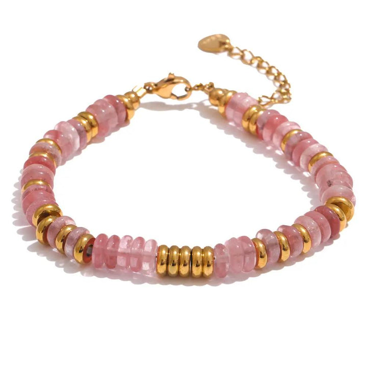 Pink Aventurine Bracelet for Abundance & Happiness  by Raw Spiritual