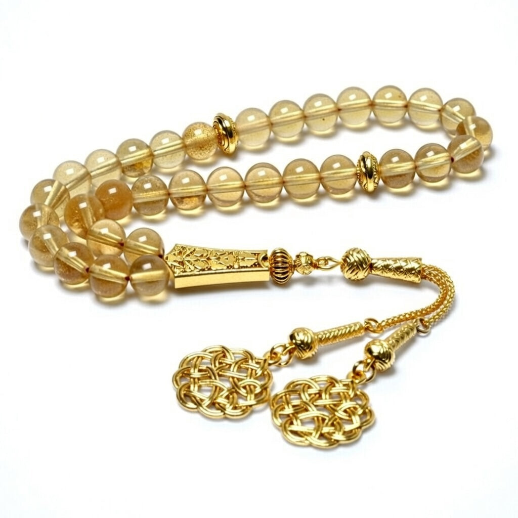 Citrine Misbaha - Raw Spiritual UAE