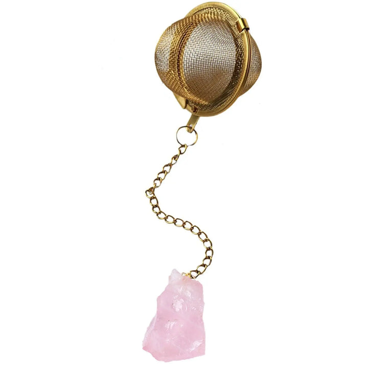 Rose Quartz Stainless Steel Tea Infuser / Strainer Yiwu Shanmei Jane