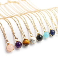 Gold Sandstone Pendant Necklace for Positivity & Abundance Yiwu Shanmei Jane