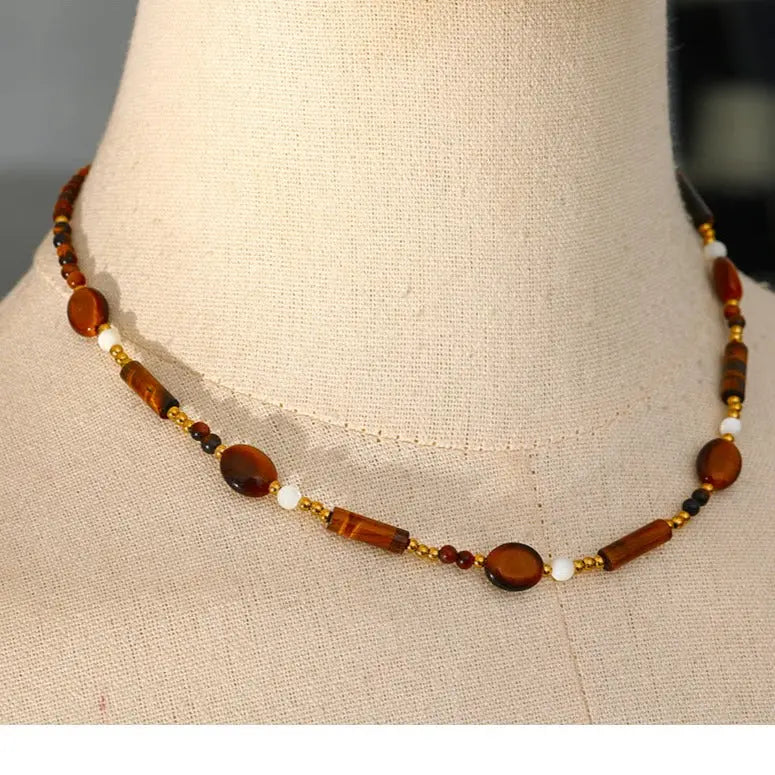 Tiger Eye Necklace for Protection & Courage Yiwu Jinyou VIMI