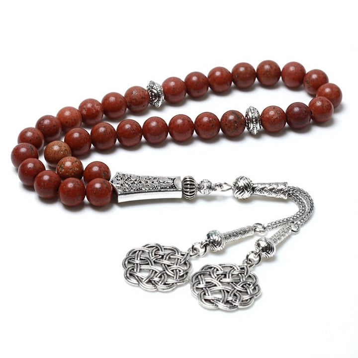 Red Jasper Misbaha - Raw Spiritual UAE