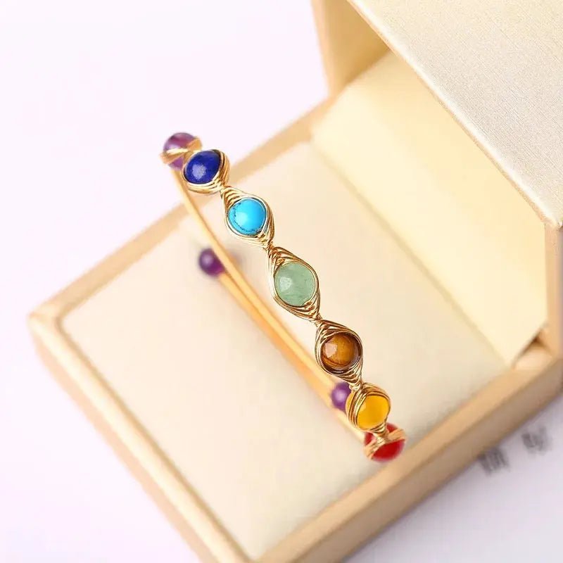 7 Chakra Bangle for Chakra Balancing Yiwu Shanmei Jane