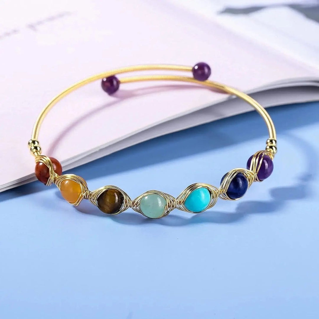 7 Chakra Bangle for Chakra Balancing Yiwu Shanmei Jane