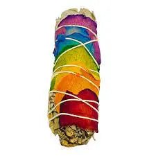 Sage with 7 Chakra for Smudging, Cleansing Crystals & Purification Hefei Ownswing Kevin Zhou