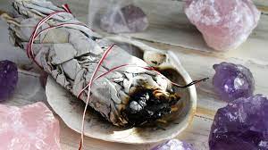 Sage with 7 Chakra for Smudging, Cleansing Crystals & Purification Hefei Ownswing Kevin Zhou