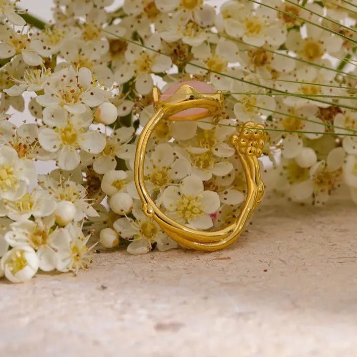 Rose Quartz S925 Silver Ring for Love & Relationships Yiwu Landy Jewelry Summer WU