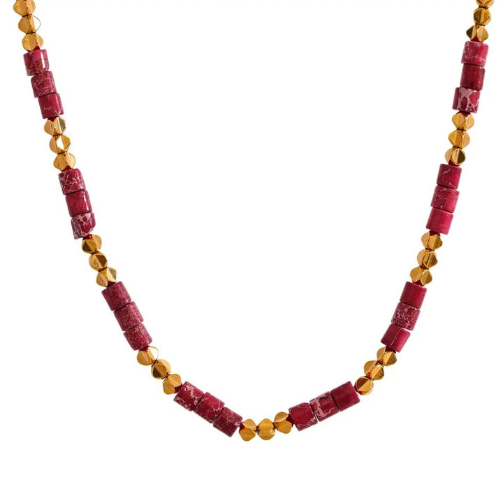 Red Emperor Stone Necklace for Strength & Protection Yiwu Jinyou VIMI