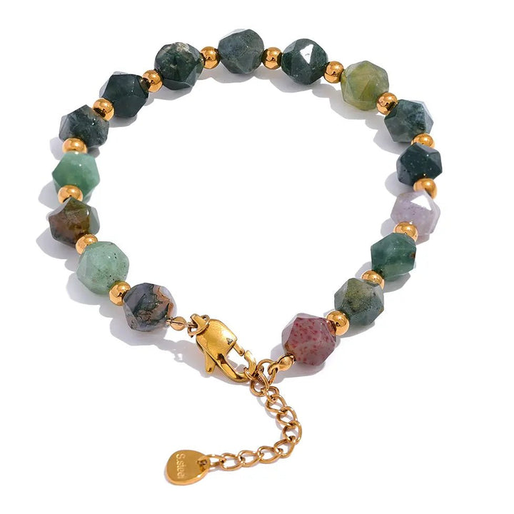 Agate (Hakik) Bracelet for Growth, Prosperity, Harmony Yiwu Jinyou VIMI